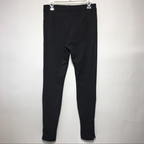 Vince Ponte Skinny Pants with Zipped Hem Gray 8 - Picture 7 of 8